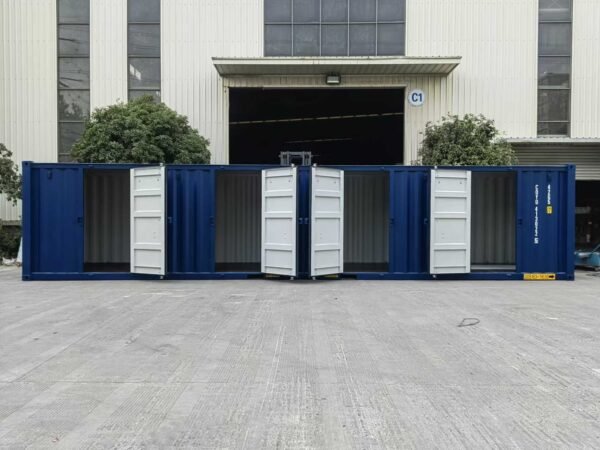 Container maritime 40 pieds avec 4 portes