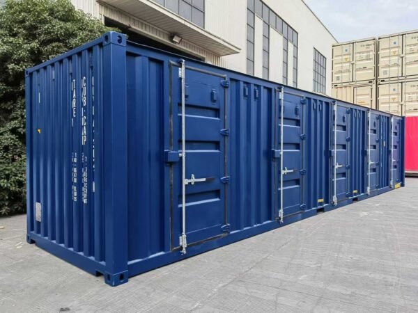 Container maritime 40 pieds avec 4 portes