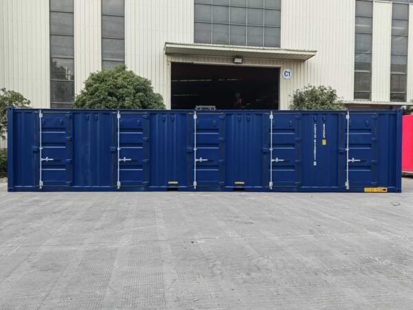 Container maritime 40 pieds avec 4 portes
