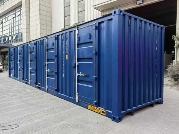 Container maritime 40 pieds avec 4 portes